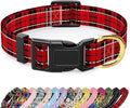 Reflective Dog Collar for Large Dogs, Cute Boho Adjustable Heavy-Duty Nylon by TMOODEL