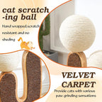 Cactus-Shaped Cat Scratching Post - Image 5