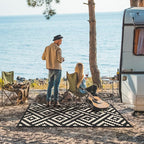 GENIMO Outdoor Rug 3'x5' Waterproof, Reversible Camping Mat, Plastic Straw Rugs - Image 4