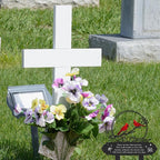 Cardinal Grave Decorations for Cemetery, Metal Memorial Stakes Grave - Image 5