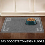Pet Feeding Mat for Small Dogs and Cats 24" x 16" Flexible and Waterproof Dog - Image 7