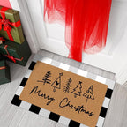 Tinideya 2 Pcs Door Mat Welcome Non Slip Coir Mats Floor Layering Doormats - Image 7