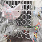 2 Pack Hanging Rat Rope Net, Bird Swing Toy, Parrot Climbing Ladder Bridge - Image 4