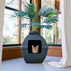Good Pet Stuff Hidden Litter Box Planter, Decorative Cat Litter Enclosure - Image 11