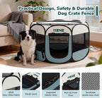 Dog Playpen, Portable Puppy Pet Crate Indoors - Image 6