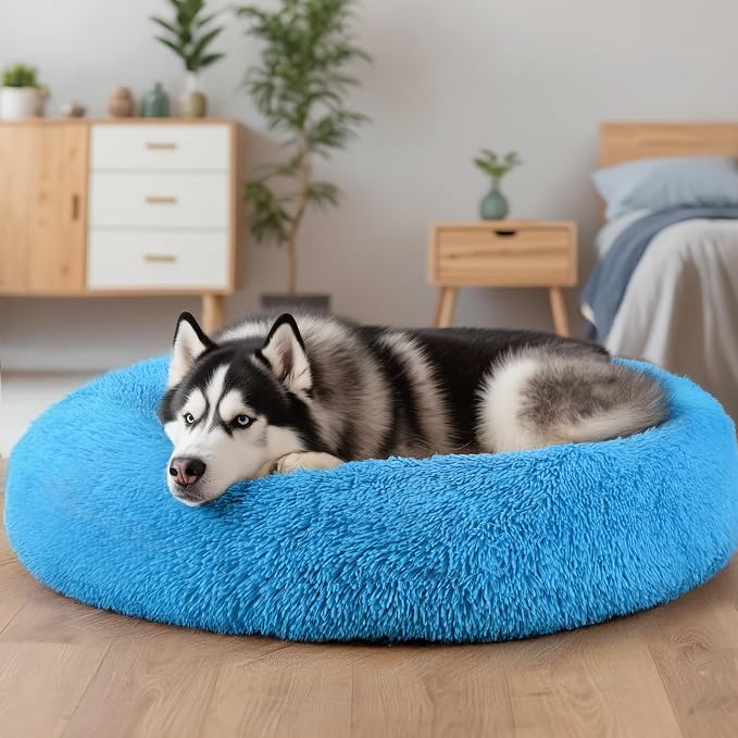 Extra Large Dog Beds, 36 Inch Human Dog Anxiety Relief Comfort Bed, - Image 5