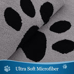 Buganda Dog Door Mat for Muddy Paws, Absorbent Dirt Trapper Washable Indoor - Image 4