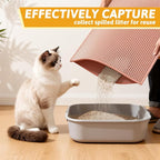 Pieviev Cat Litter Mat Double Layer Waterproof Urine Proof Trapping Mat 1 Pack) - Image 5