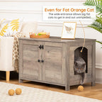 HOOBRO Litter Box Enclosure, Cat Litter Box Furniture - Image 2
