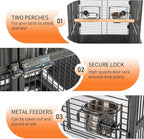VINGLI Bird Cage with Rolling Stand - Image 4