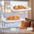 L&W BROS. 2PC Cat Window Perch Cushion Bed Cat Hammock by LWBROS