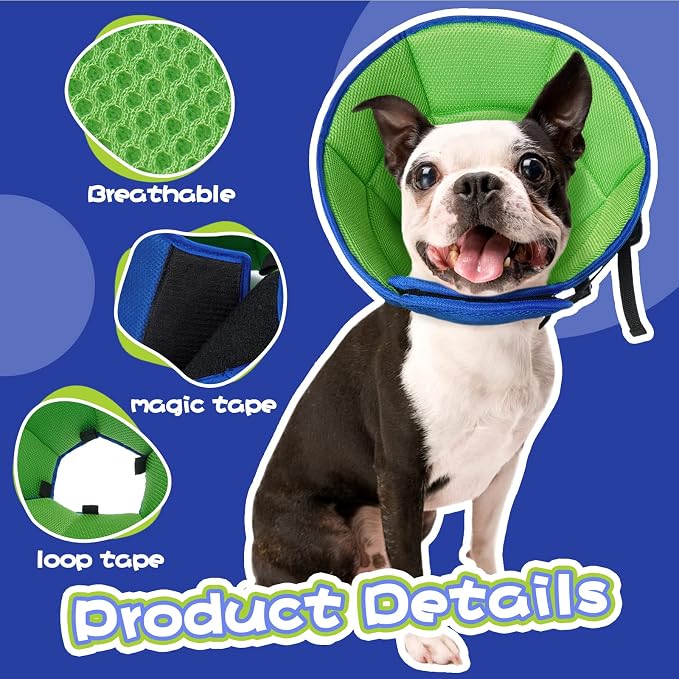 Dog Cone Collar After Surgery, Adjustable Soft Recovery Cone - Image 4