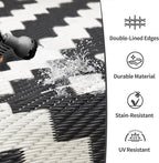 GENIMO Outdoor Rugs 8x10 Waterproof, Reversible Mats, Area Plastic Straw Rug - Image 8