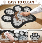 Dog Food Mat for Bowls, Absorbent Quick Dry Dog Cat Mats for Food and Water - Image 6