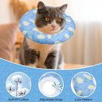 Cat Cone Collar Soft, Adjustable Cat Recovery Collar Kitten Cones to Stop - Image 3