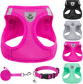 PUPTECK Adjustable Dog Harness Collar and Leash Set Step in No Pull Pet Harness by PUPTECK