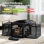 Pecute Cat Carrier Expandable, Stable Pet Carrier - Image 9