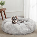 WESTERN HOME WH Calming Dog & Cat Bed, Anti-Anxiety Donut Cuddler Warming Cozy by WESTERNHOME