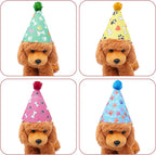 6pcs Dog Birthday Party Hats Felt - Image 4