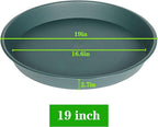 2 Pack of Bird Bath Bowl 19", 2.3" Depth, 18 19 inch Plant Tray Saucer - Image 2