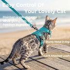 Cat Harness and Leash Set Escape Proof Tactical Small Kitten Harness Emotional - Image 5