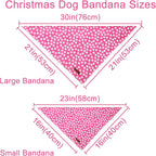 Valentine Dog Bandana, Cotton Pet Kerchief - Image 3
