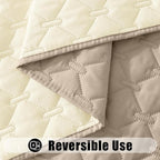 Smiry Waterproof Dog Bed Cover Blanket, Soft Reversible Pet Blanket, Washable - Image 3