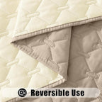 Smiry Waterproof Dog Bed Cover Blanket, Soft Reversible Pet Blanket, Washable - Image 3