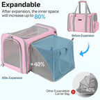 Expandable Cat Carrier, Airline Approved Soft Sided Pet Carrier - Image 2