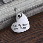 Ultra Joys Cat ID Tag Personalized Pet Tags, Durable Stainless Steel Small Pet - Image 3