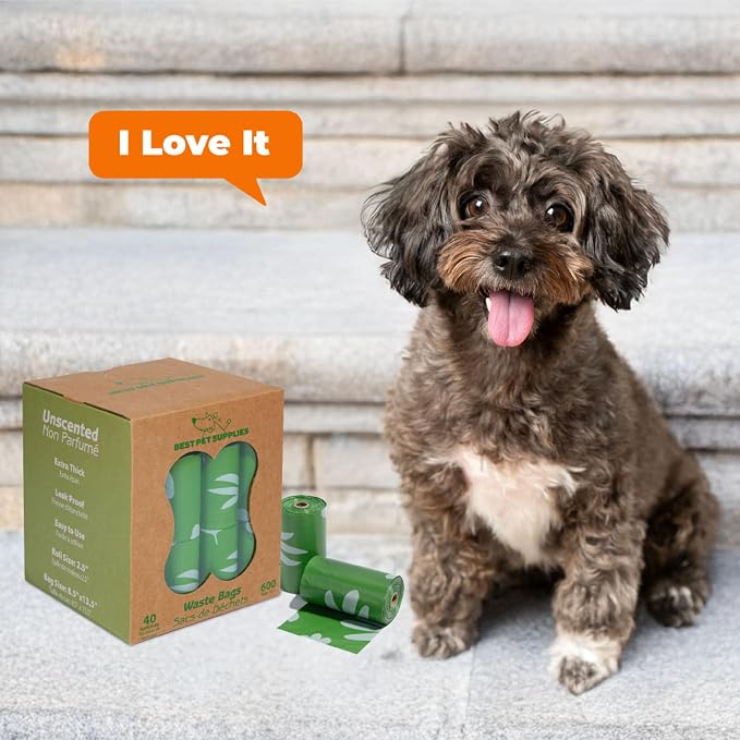 Best Pet Supplies Poop Bags for Dogs, 50% Post-Consumer Recycled Content dog - Image 8