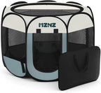 Dog Cat Playpen, Portable Puppy Pet Crate Indoor by MZNZ