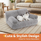 Gimars Upgrade Large Cat Bed for Indoor Cats -Added 10% More Stuff Sponge - Image 2