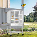 DWVO 41-inch Metal Bird Cage: Large Parrot Cages - Image 3