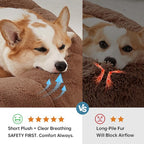 OhGeni 31 inches Calming Donut Orthopedic Dog & Cat Bed - Image 3