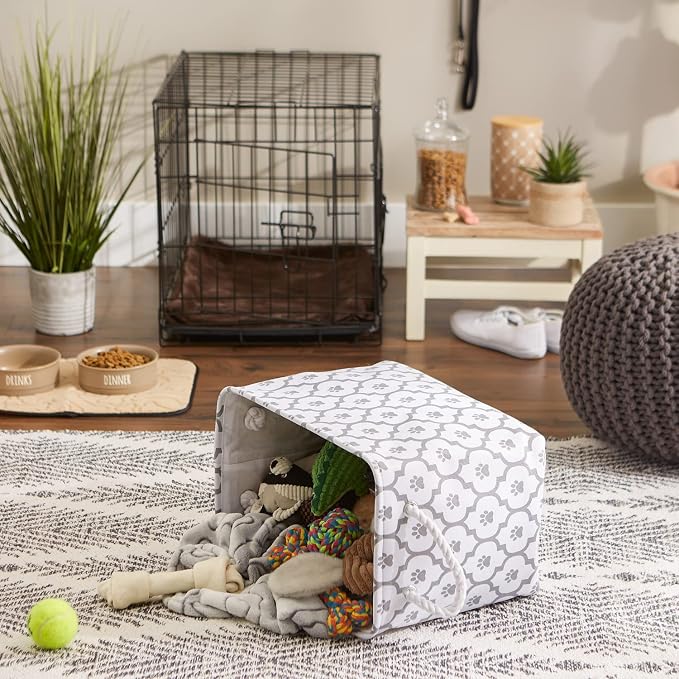 Bone Dry Pet Storage Collection Lattice Paw Print, Medium Rectangle - Image 3