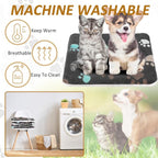 Tuanse 4 Pack Ultra Soft Dog Cat Bed Mat Small Animal Guinea Pig Bed - Image 4