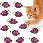 SunGrow 12 Pack Cat Crinkle Mice, 6x1.5 Inch Mice by SunGrow