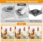 Chicken Rooster Dog Cat Food Mat - Image 3