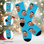 D-Story Custom Face Socks, Personalized Photo Picture on Socks, Unisex Athletic - Image 4