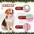 Personalized Dog Bandanas Custom Neckwear Name Button Anti-loosening Dog Scarf - Image 3