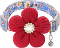 Large Dog Collar with Flower, Dog Collars by COZIRAE