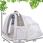 Expandable Carrier Backpack for Kitten Bunny and Small Puppy, Vented - Image 2