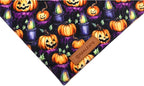 Realeaf Halloween Dog Bandanas 2 Pack, Pumpkins and Ghosts Pet Scarf - Image 4