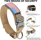 DAGANXI Tactical Dog Collar, Adjustable Military Training Nylon Dog Collar - Image 5