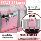 Cat Carrier 20lbs Top Open/Soft Sided Small Pet Dog Travel Carrying - Image 7