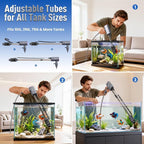 Electric Aquarium Vacuum Gravel Cleaner: Rechargeable Fish Tank Cleaner - Image 7