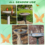 Saillong 1 Pack Bird Bath Copper Disk, Reinforced 99.99% Pure Copper Bird Bath - Image 8