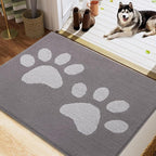 Buganda Dog Door Mat for Muddy Paws, Absorbent Dirt Trapper Washable Indoor by Buganda