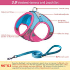 AIITLE No Pull Dog Harness and Leash Set, Step in Adjustable Dog Harness - Image 3